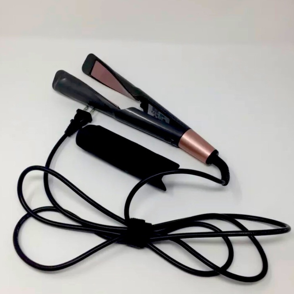 Curl & Straight Confidence Unique Twisted Straighten 2 in 1 Curl & Wave